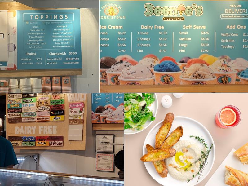 Beenie's Ice Cream Menu