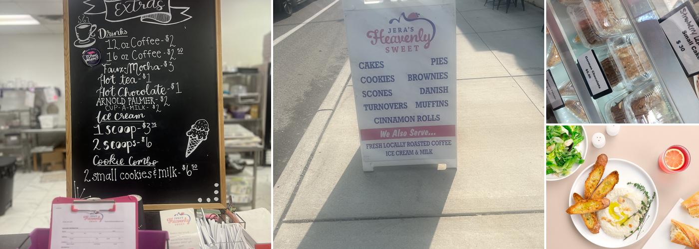 Jera's Heavenly Sweet Menu