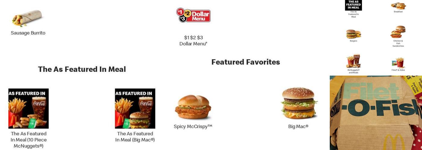 McDonald's Menu