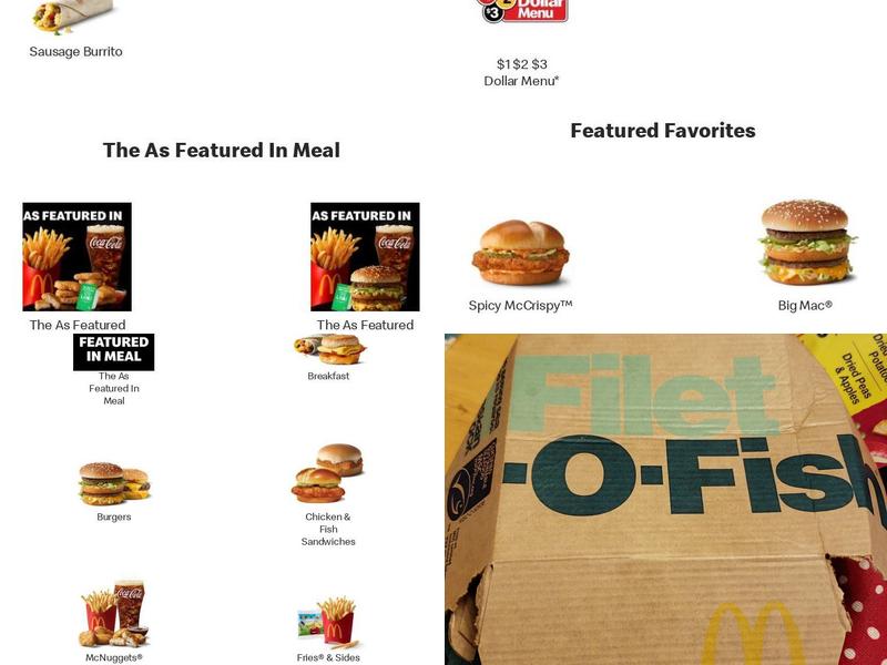 McDonald's Menu
