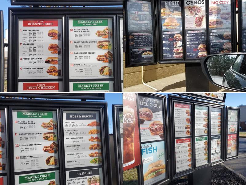 Arby's Menu