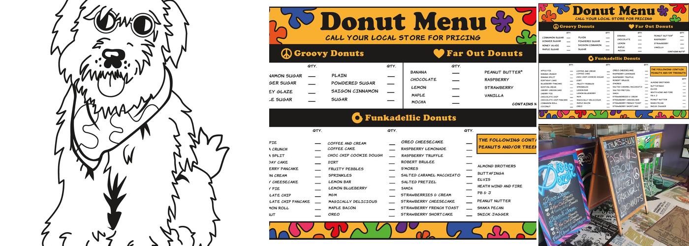 Peace, Love and Little Donuts of Westpark Menu