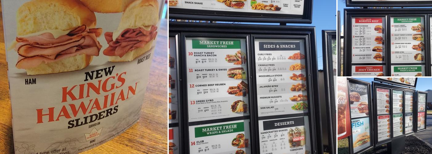 Arby's Menu