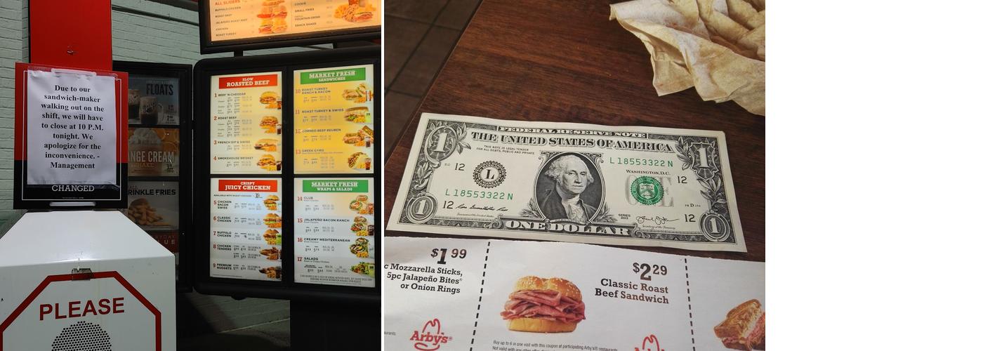 Arby's Menu