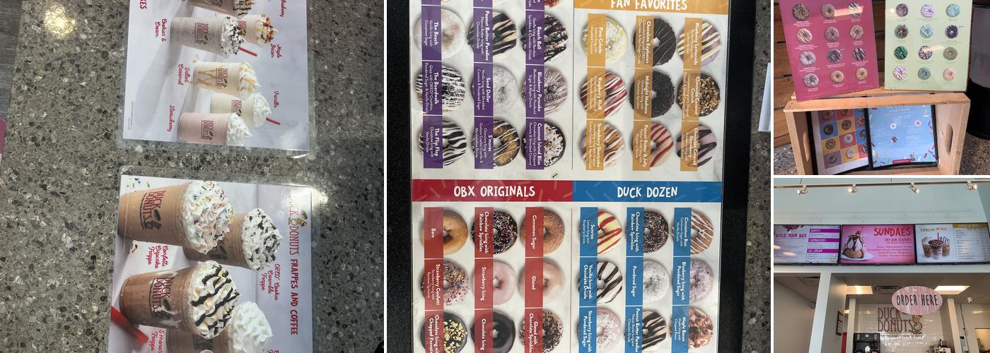 Duck Donuts Menu