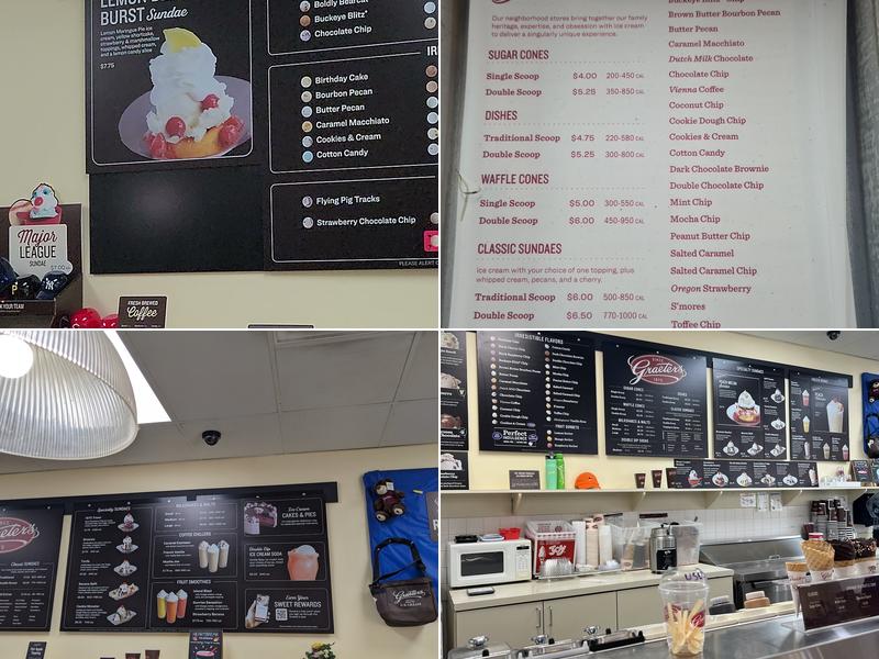 Graeter's Ice Cream Menu