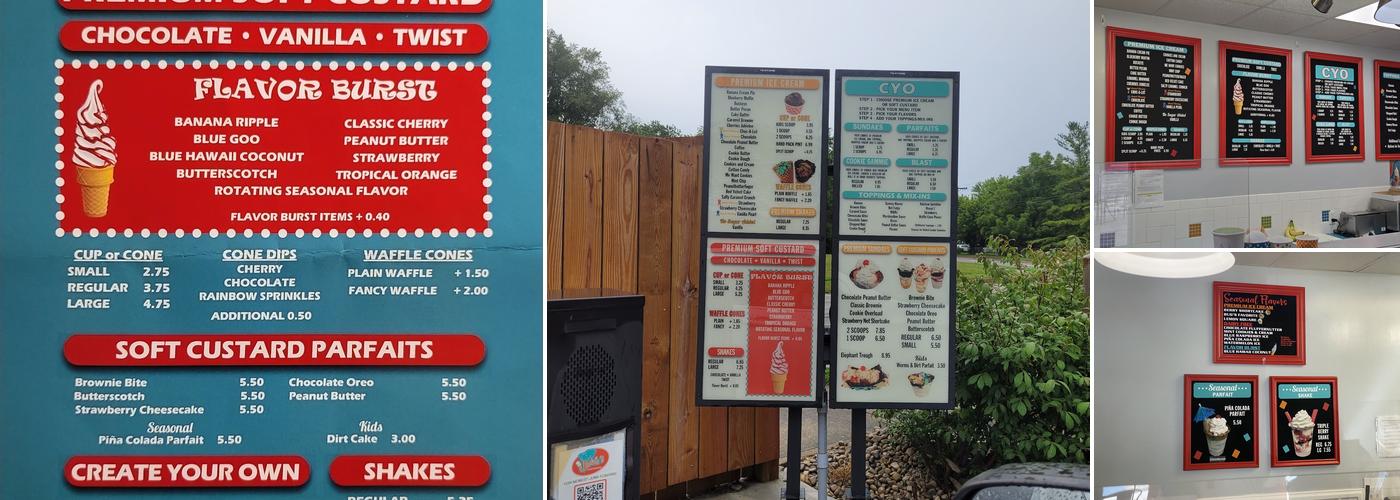 Jubie's Creamery Menu