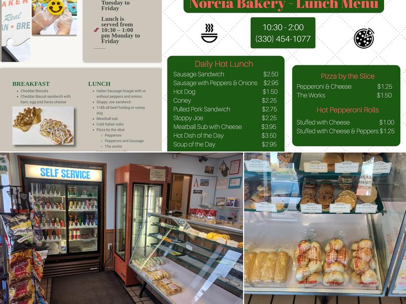 Norcia Bakery Menu