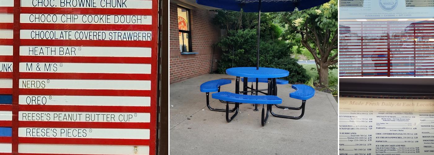 Handel's Homemade Ice Cream Menu