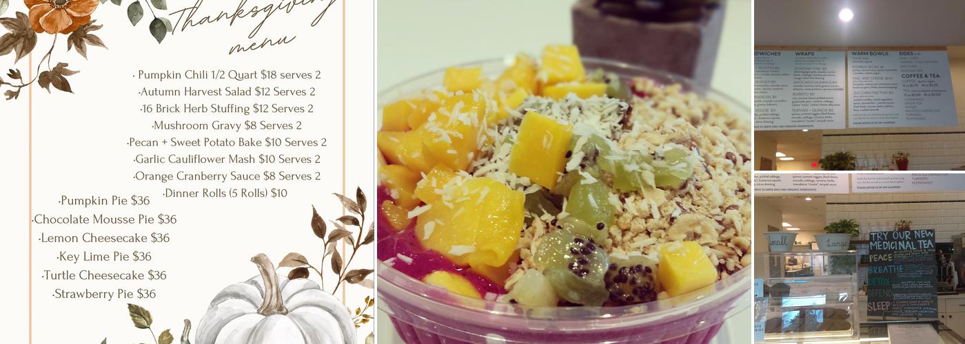 Rooted Juicery & Kitchen Menu