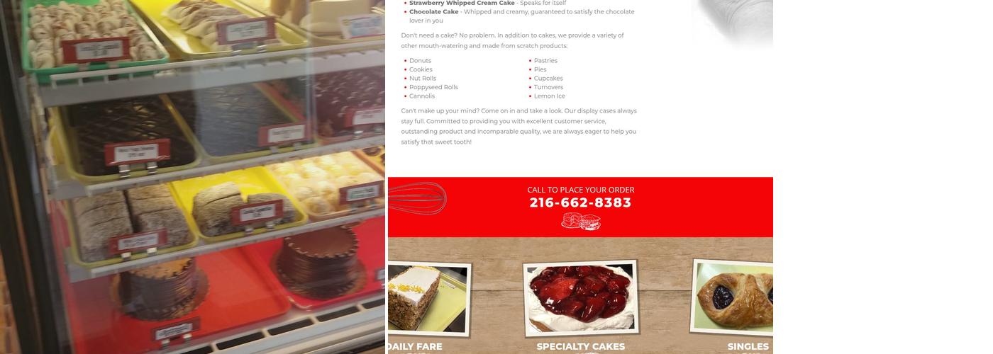 Baraona's Baking Co Menu