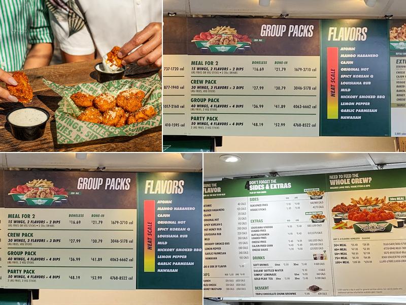 Wingstop Menu