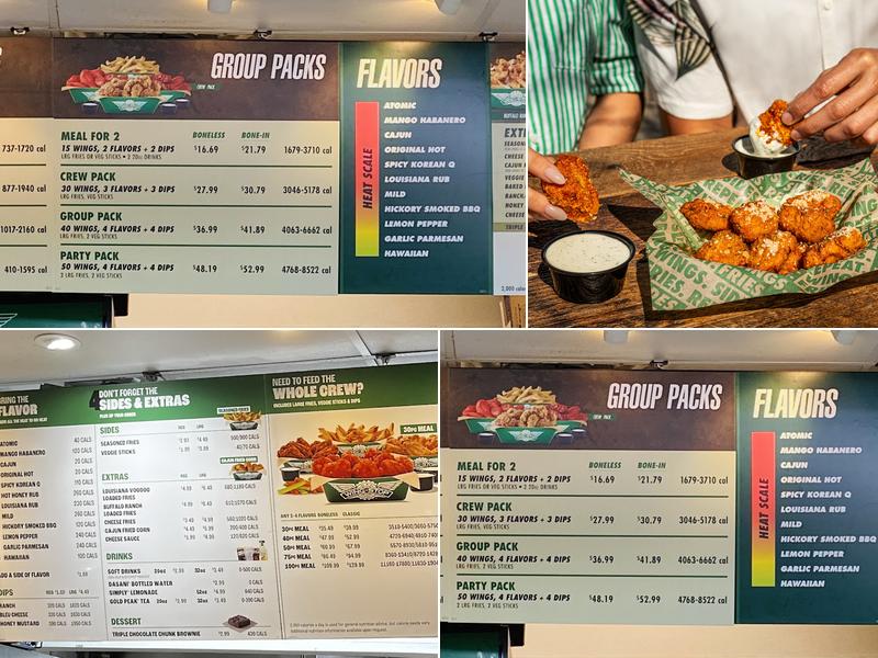 Wingstop Menu