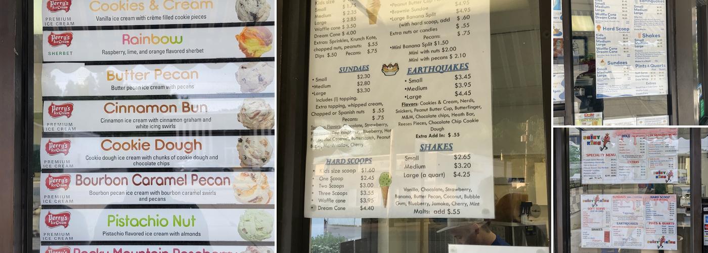 Dairy King Menu