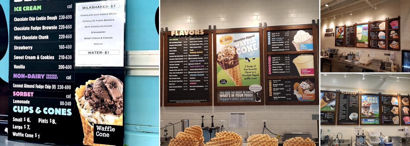 Ben & Jerry’s Menu