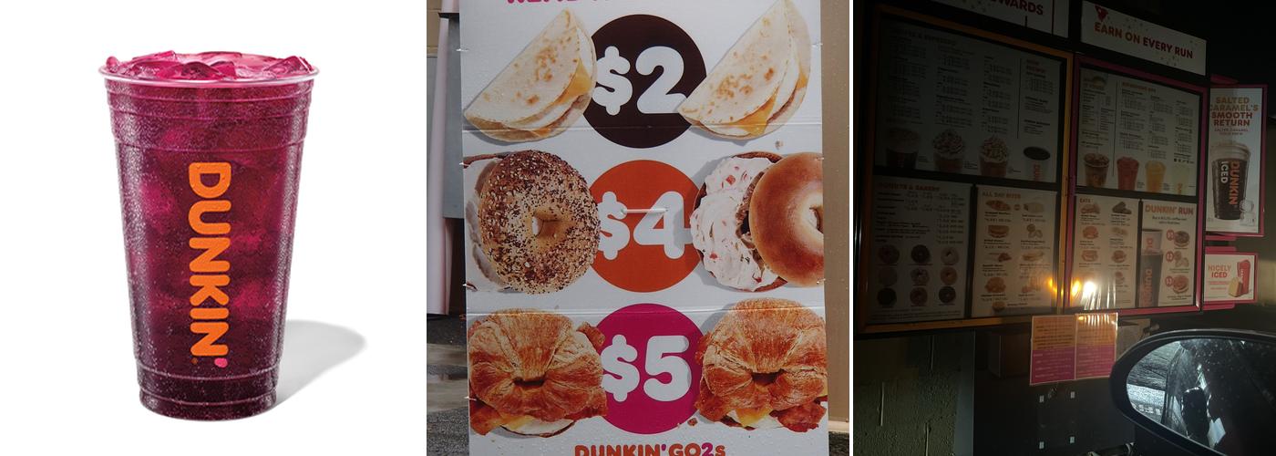 Dunkin' Menu