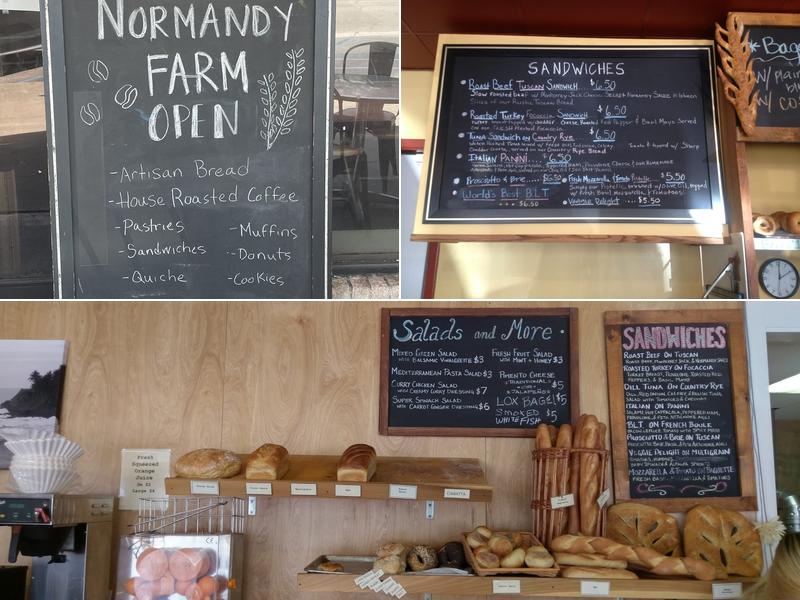 Normandy Farm Artisan Bakery Menu