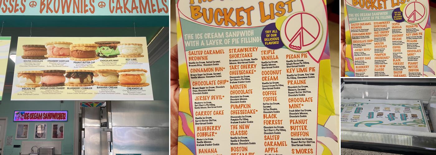 Peace Pie Menu