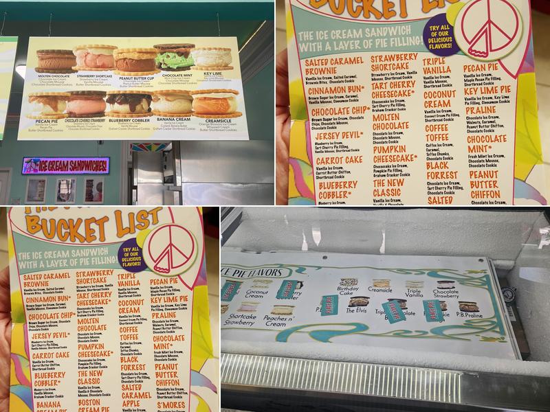 Peace Pie Menu