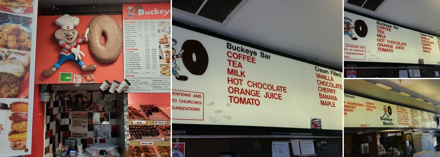 Buckeye Donuts Menu