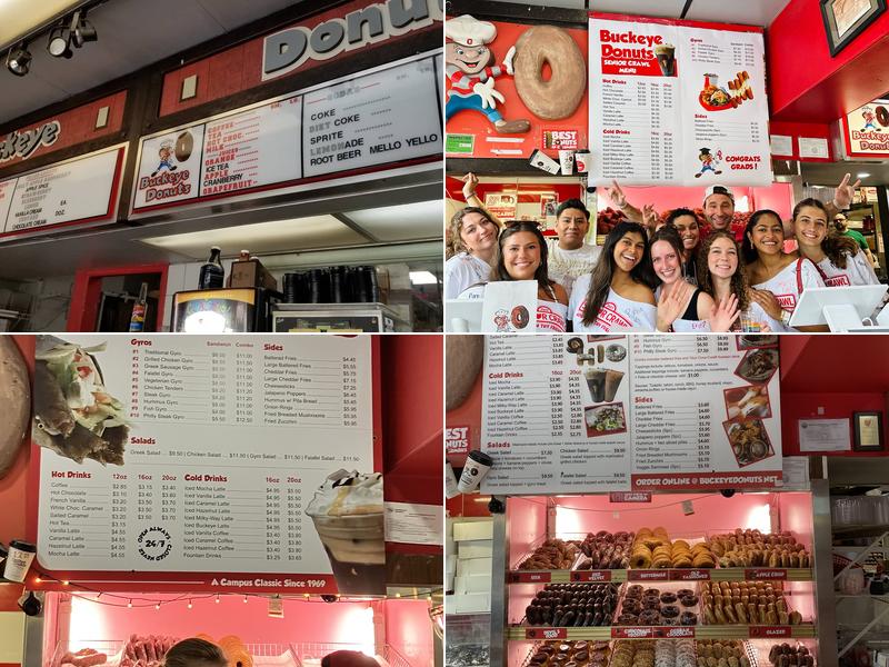 Buckeye Donuts Menu