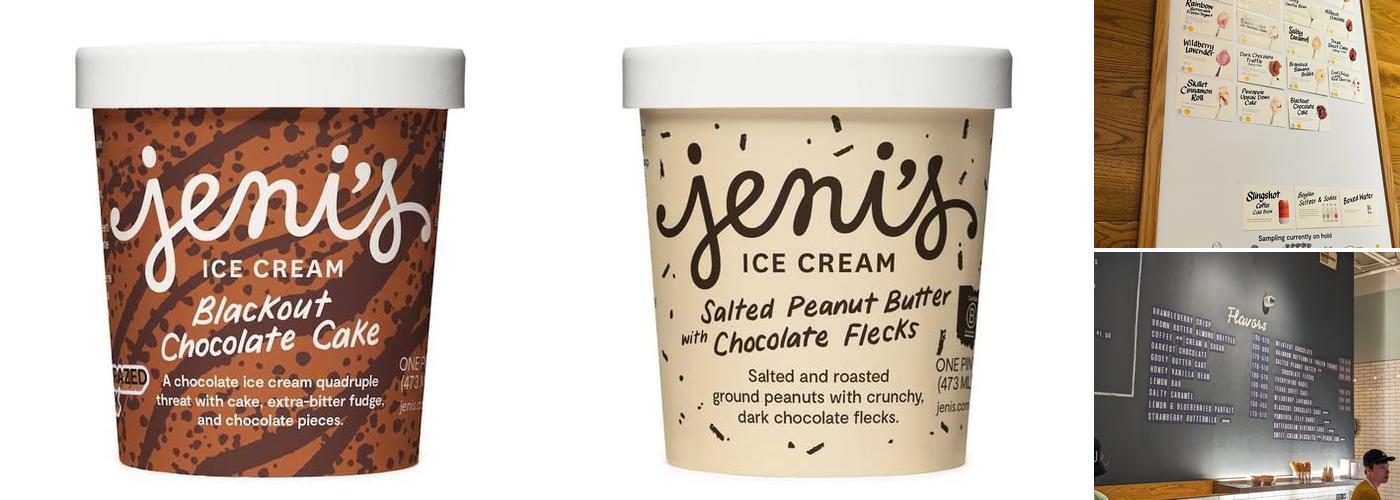 Jeni's Splendid Ice Creams Menu