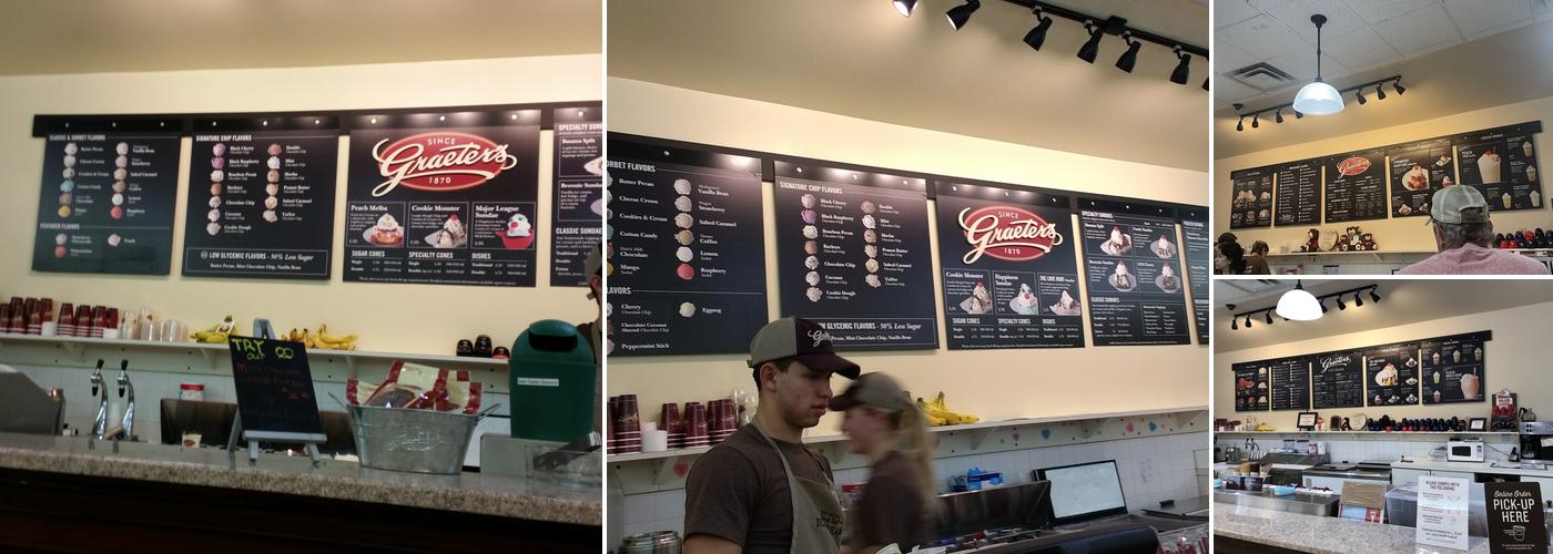 Graeter's Ice Cream Menu
