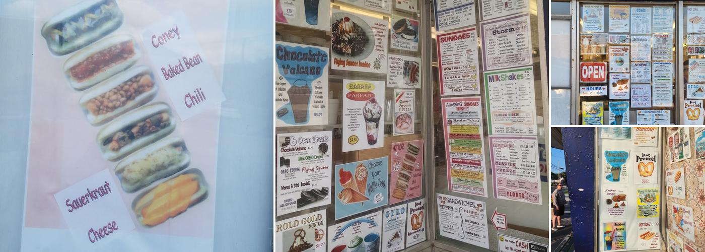 Stow Cone Menu