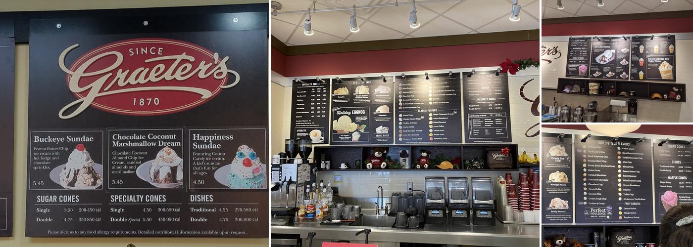 Graeter's Ice Cream Menu