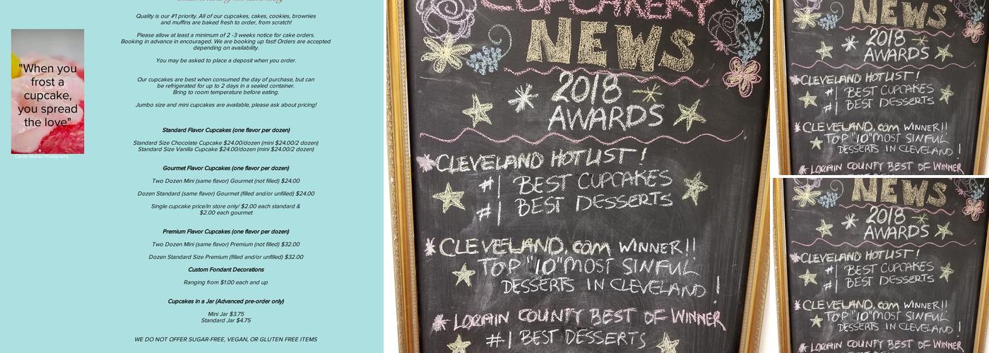 Little Devil Cupcakery Menu