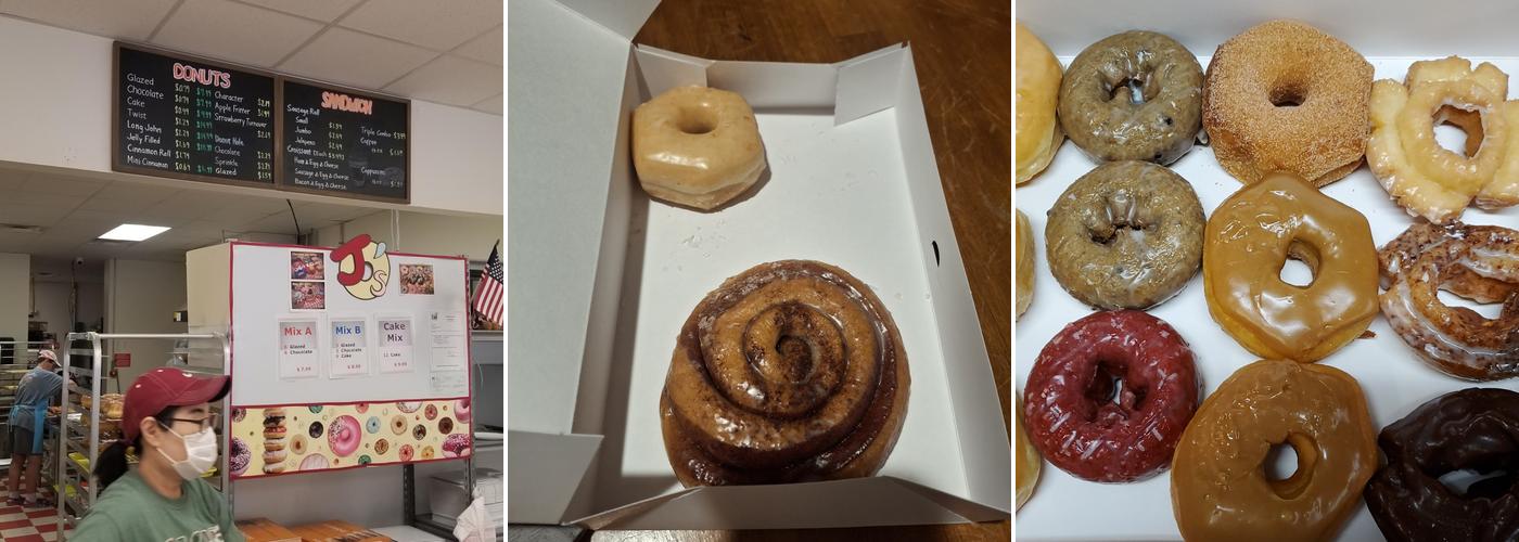 J's Doughnuts Menu