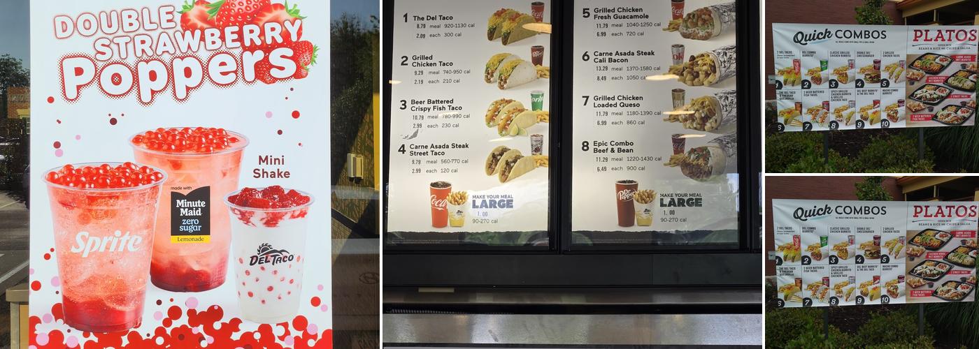Del Taco Menu