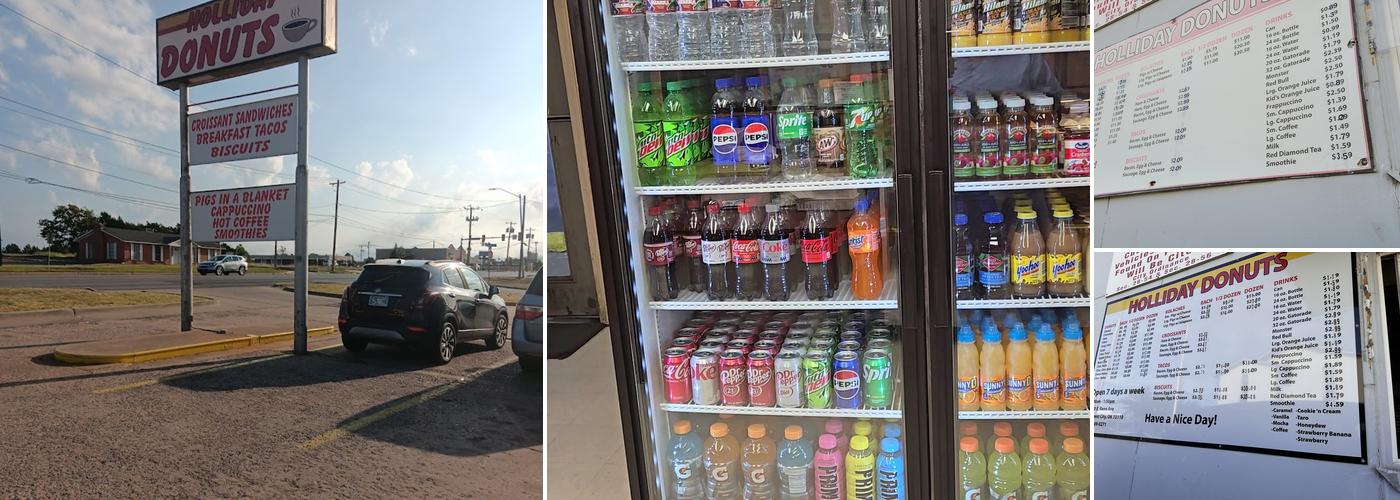 Holliday Donuts Menu