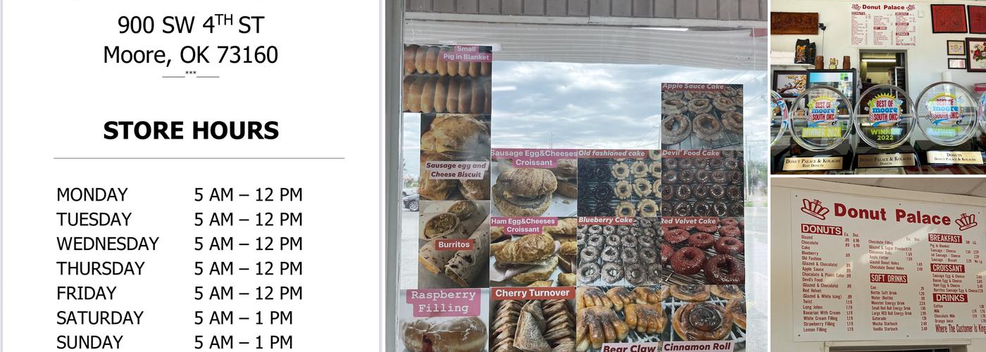 Donut Palace & Kolache Menu