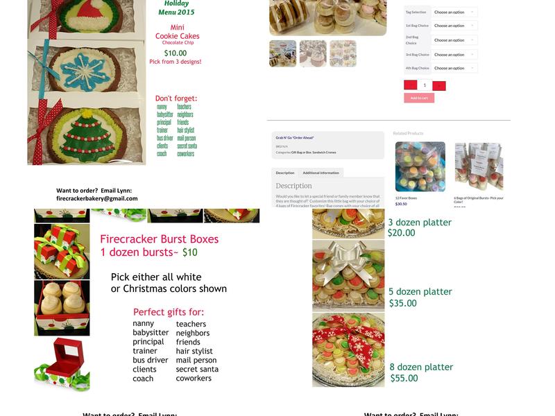 Firecracker Bakery Menu