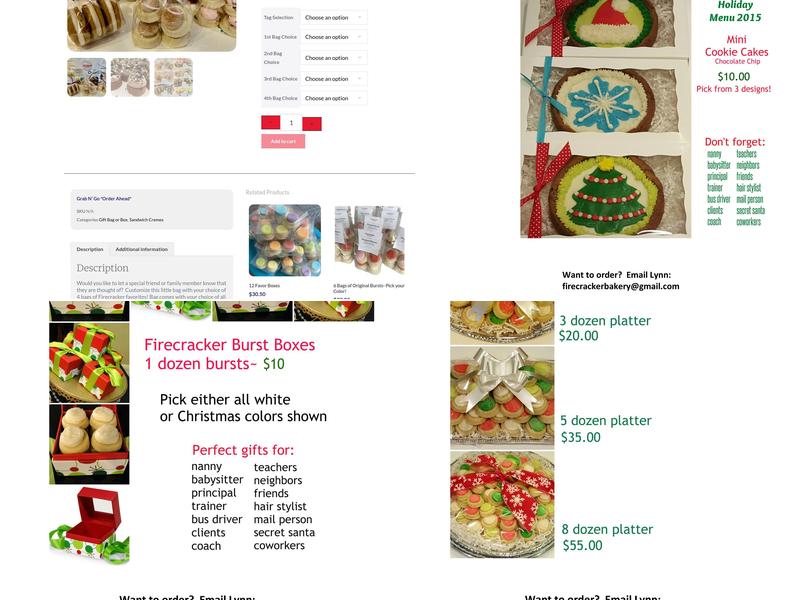 Firecracker Bakery Menu