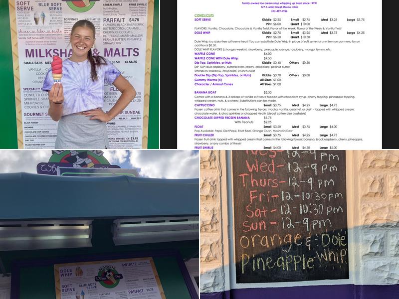 Mason Whippy Dip Menu