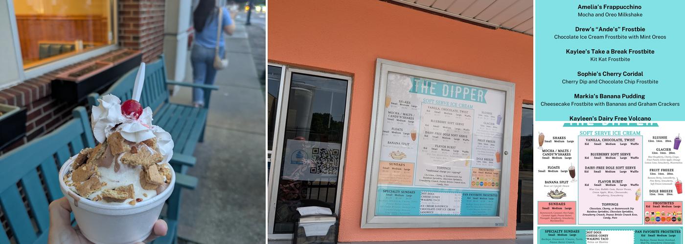 The Dipper Menu