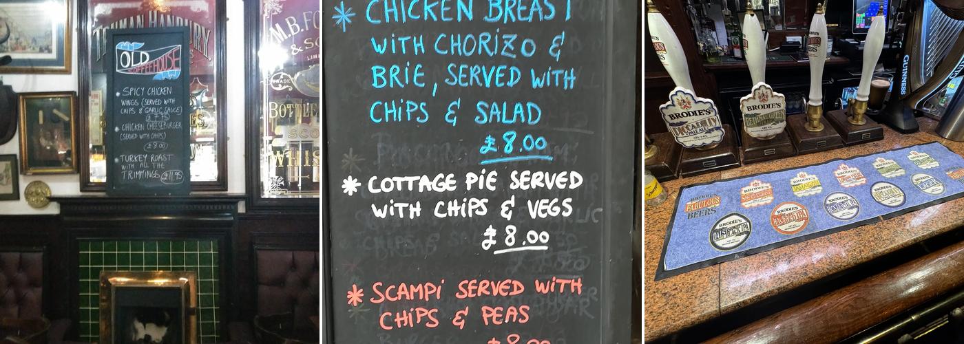 Old Coffee House Menu