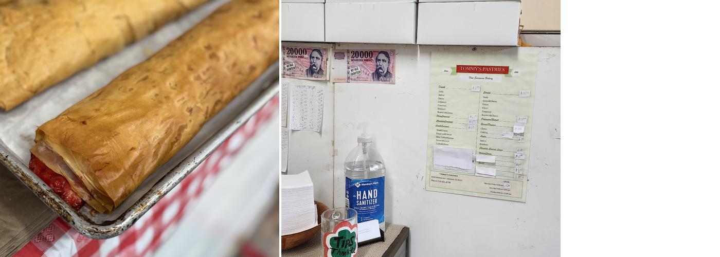 Tommy's Pastries Menu