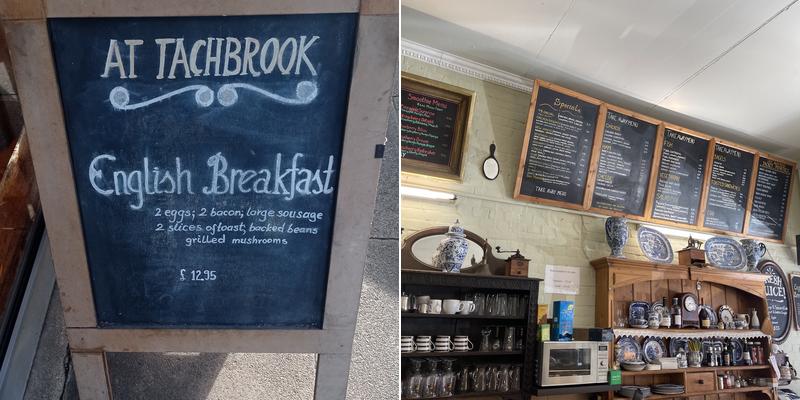 Tachbrook Bakery, Patisserie & Coffee Shop. Menu