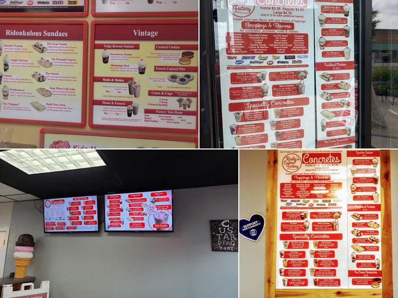 Custard Factory Menu