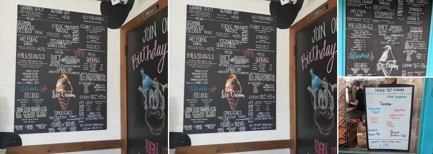 Clear Fork Dairy Belle Menu