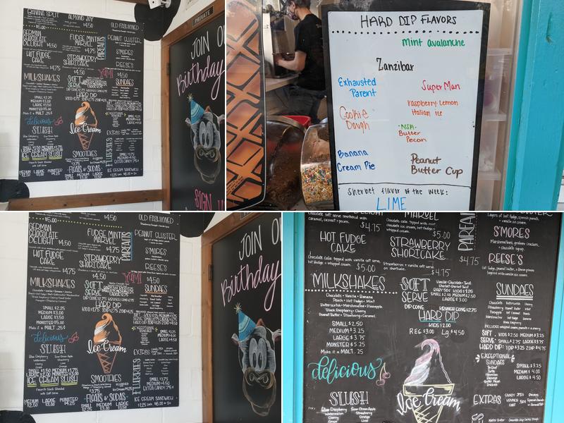 Clear Fork Dairy Belle Menu