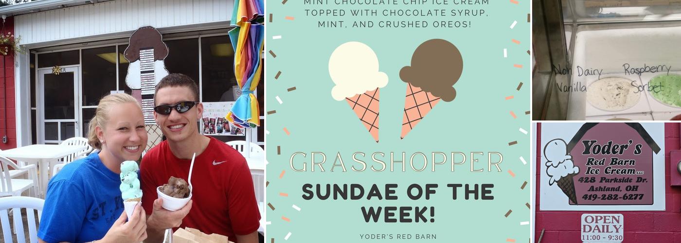 Yoder's Red Barn Ice Cream Menu