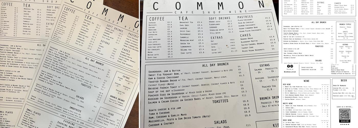 Common Menu