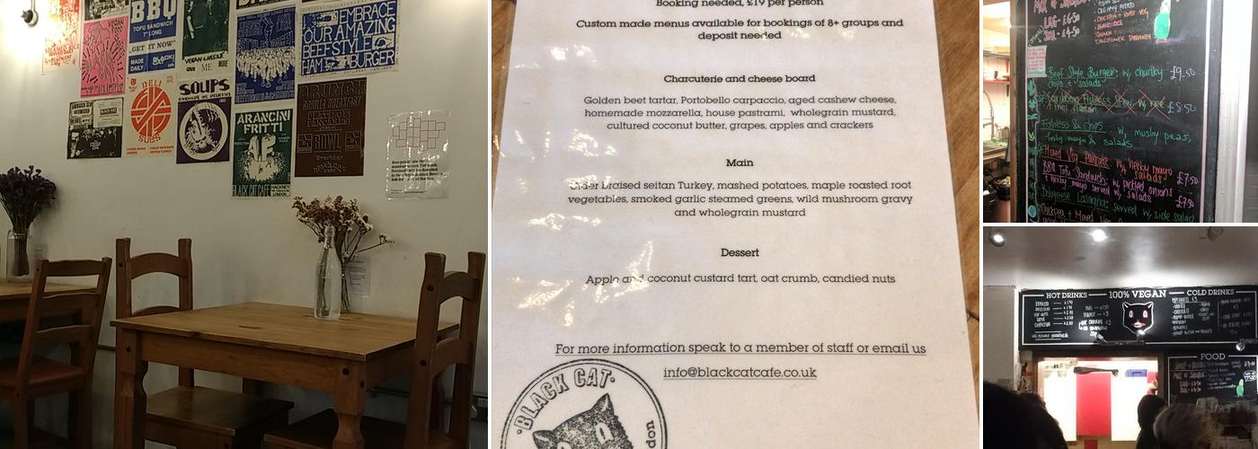 Black Cat café Menu
