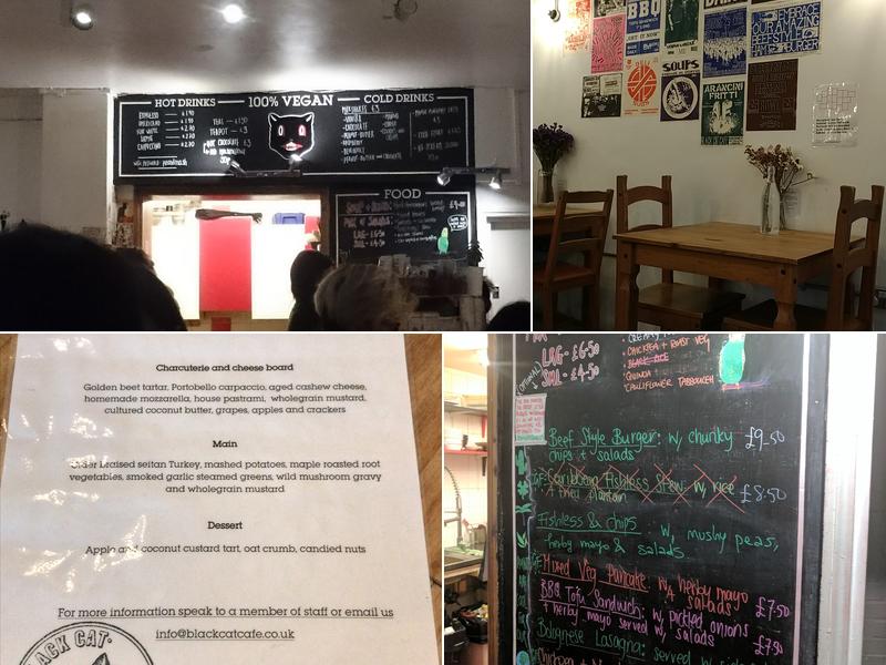 Black Cat café Menu