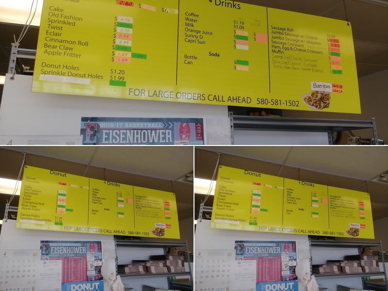 J's Donuts Menu