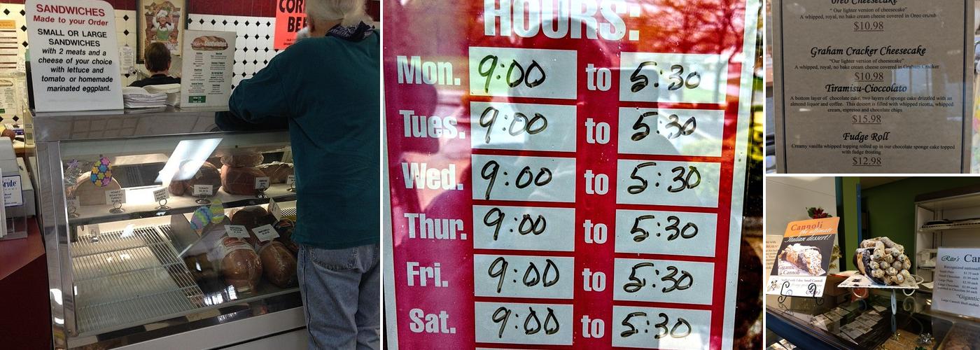 Rito's Bakery & Deli Menu